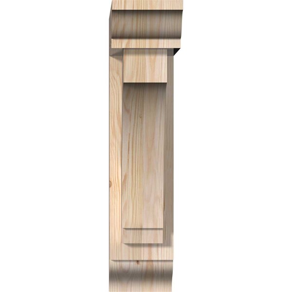 Imperial Traditional Smooth Bracket W/ Offset Brace, Douglas Fir, 5 1/2W X 16D X 24H